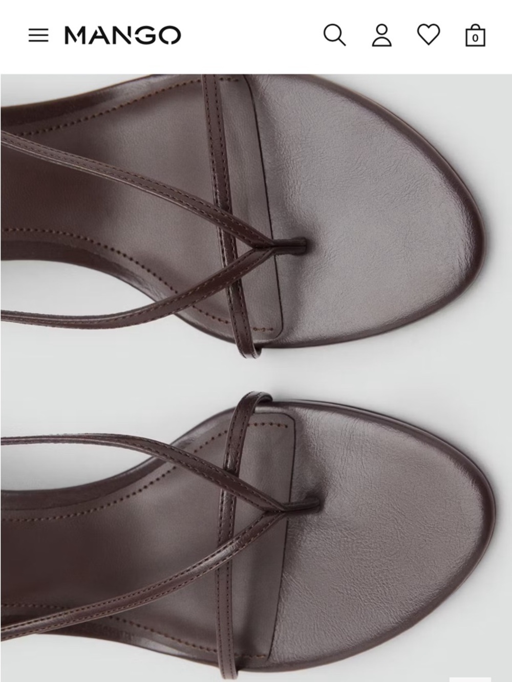 NWT Mango Heeled Sandals - Picture 4 of 7